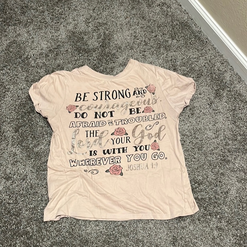 Joshua 1:9 verse shirt